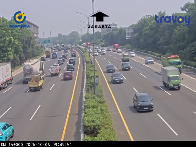 Tol Jagorawi KM 15+000 (Jalur A)