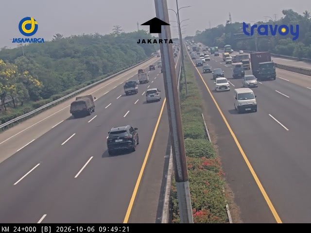 Tol Jagorawi KM 24+000B (SS Gunung Putri)
