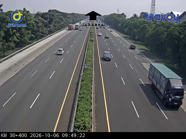 Tol Jagorawi KM 30+400 (Jalur B)