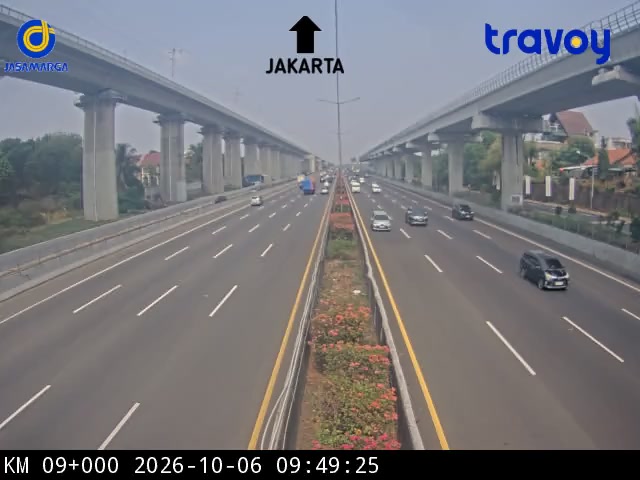 Tol Jakarta-cikampek KM 09+000