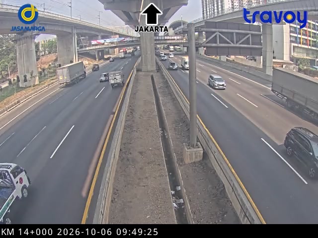 Tol Jakarta-cikampek KM 14+000