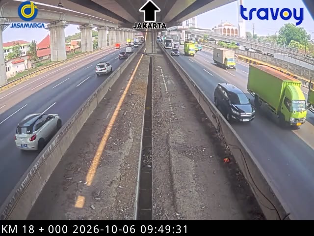 Tol Jakarta-cikampek KM 18+000