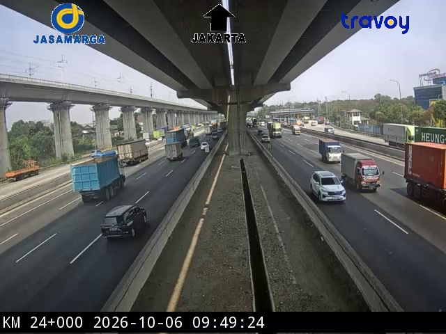 Tol Jakarta-cikampek KM 24+000