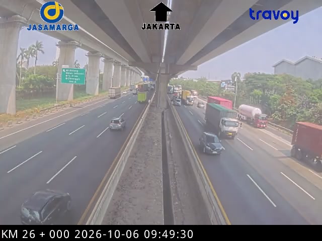 Tol Jakarta-cikampek KM 26+000