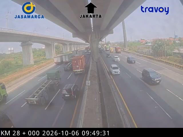 Tol Jakarta-cikampek KM 28+000