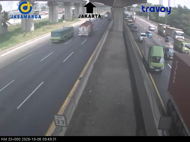 Tol Jakarta-cikampek KM 33+000