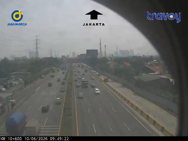 Tol Jakarta-tangerang KM 10+600