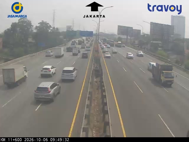 Tol Jakarta-tangerang KM 11+600