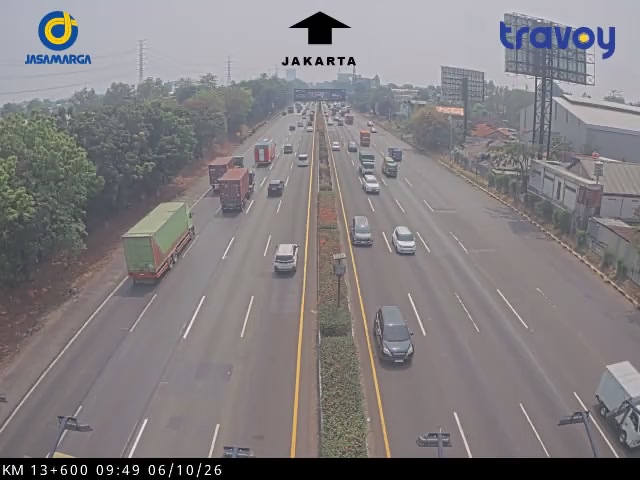 Tol Jakarta-tangerang KM 13+600