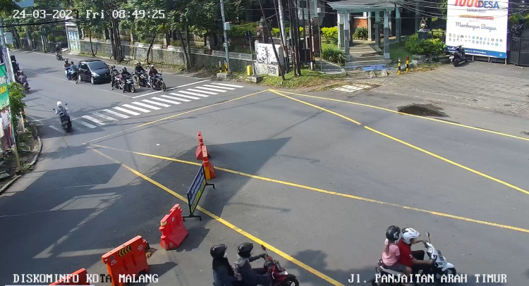 Cctv Jl. Panjaitan Arah Timur Lowokwaru
