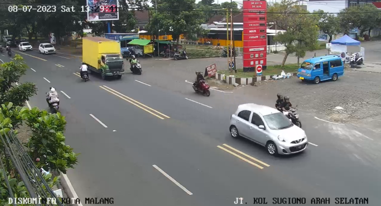 Cctv Jl. Kol Sugiono Arah Selatan Jl Kolonel Sugiono