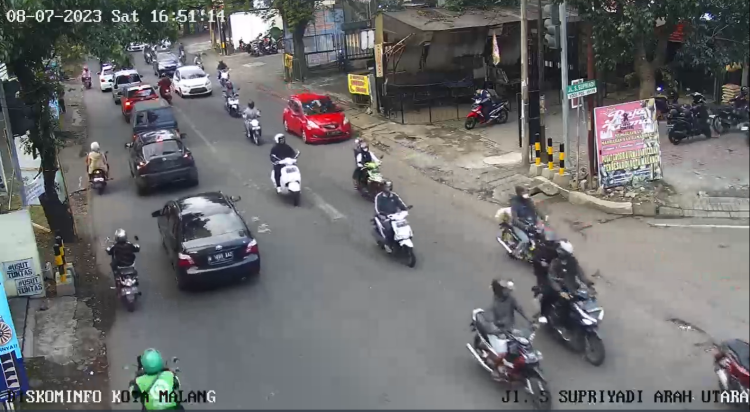 Cctv Jl. S. Supriadi Arah Utara Jl S. Supriadi