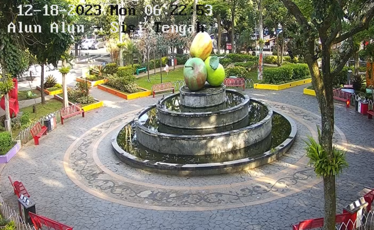 Cctv Alun Alun Sisi Tengah Kota Batu