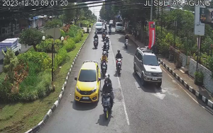CCTV Dishub Depan Museum Angkut Kota Batu