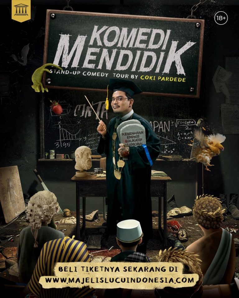 Coki Pardede kembali dengan STAND-UP Special Tour ‘KOMEDI MENDIDIK’ 2024