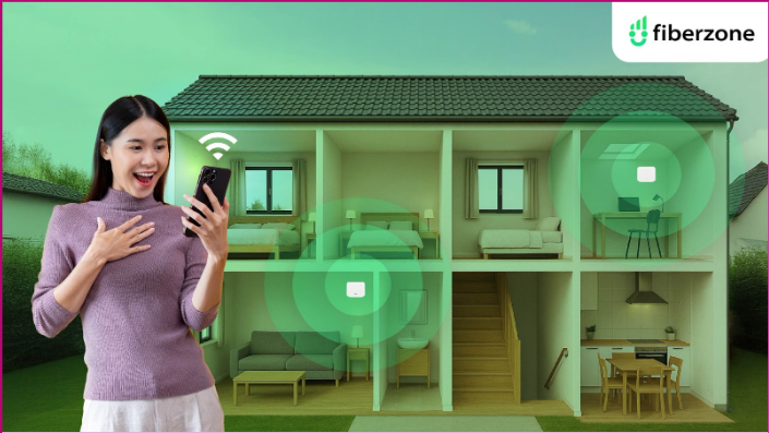 Area Modem Di Rumah Lantai 2