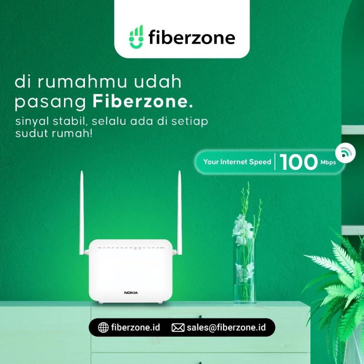 Pasang Fiberzone Di Rumahmu Sekarang