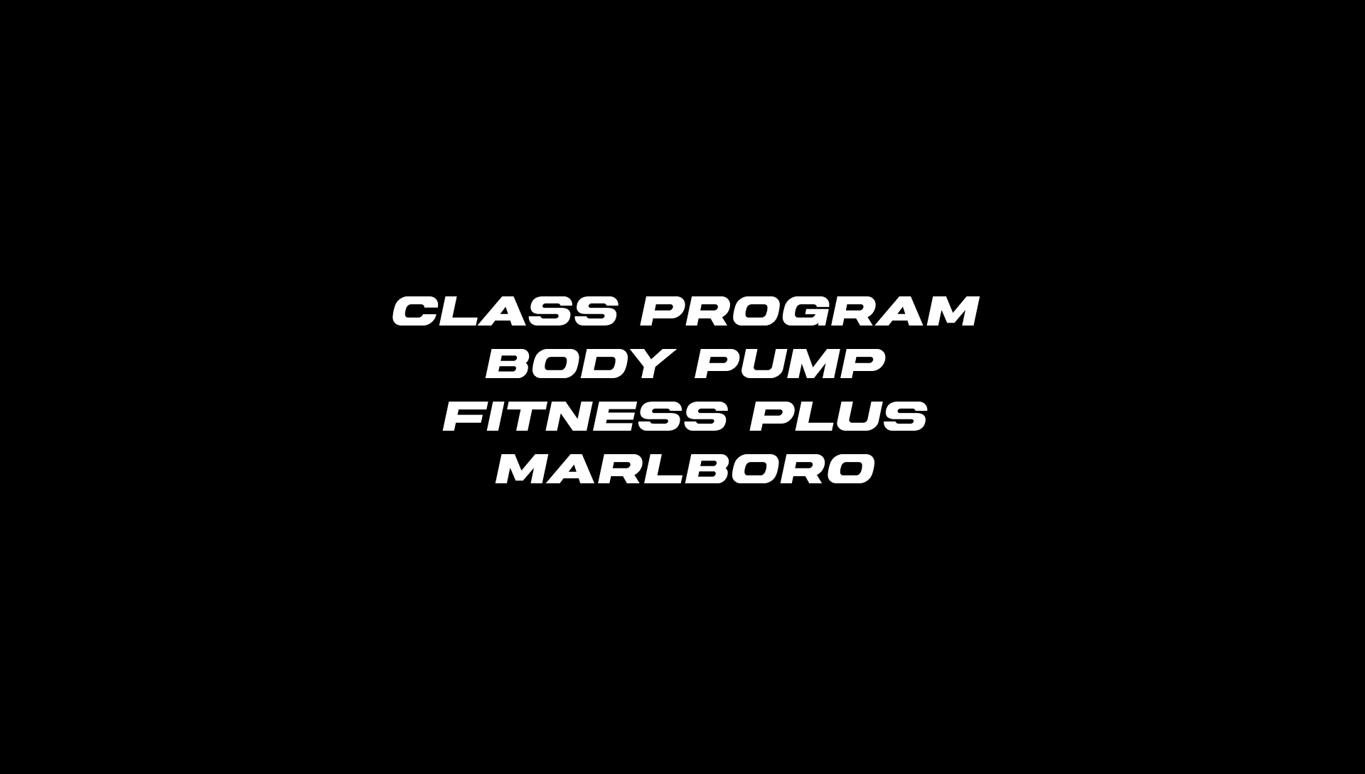 Body Pump