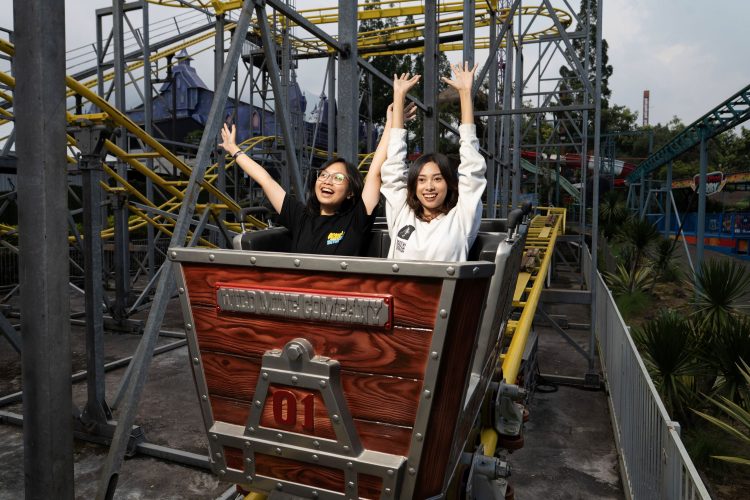 Gold Mining Coaster Jadi Salah Satu Wahana Favorit Pengunjung di Jatim Park 1