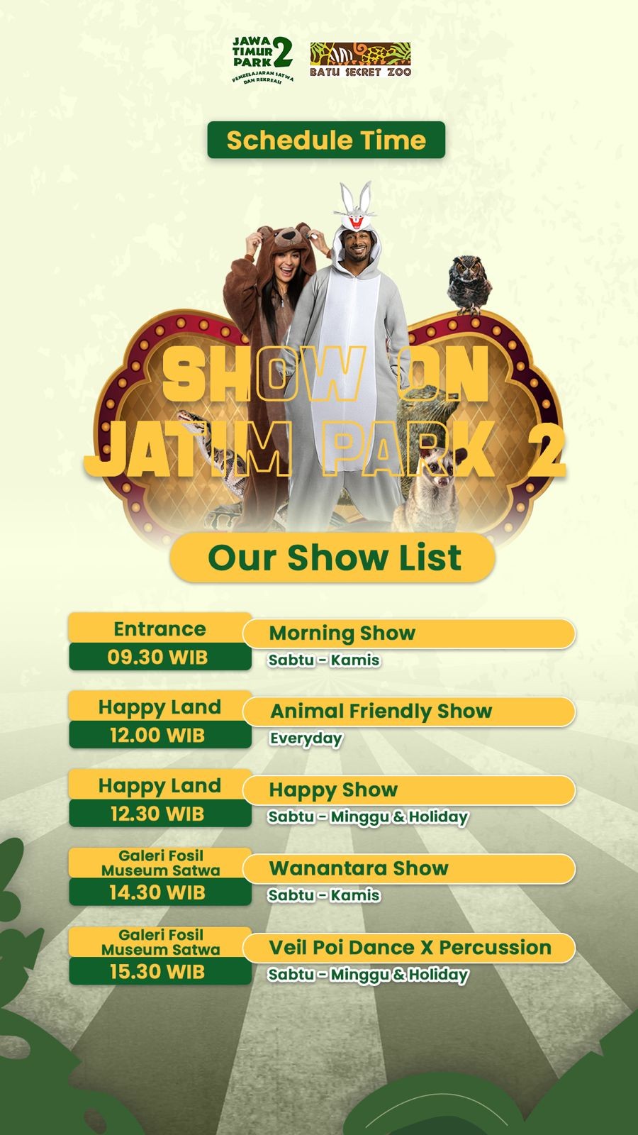 Show List Jawa Timur Park 2