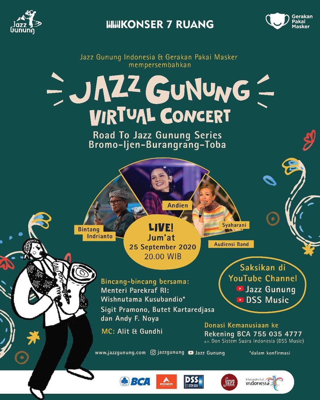 Jazz Gunung Gelar Konser Virtual Road To Jazz Gunung Series