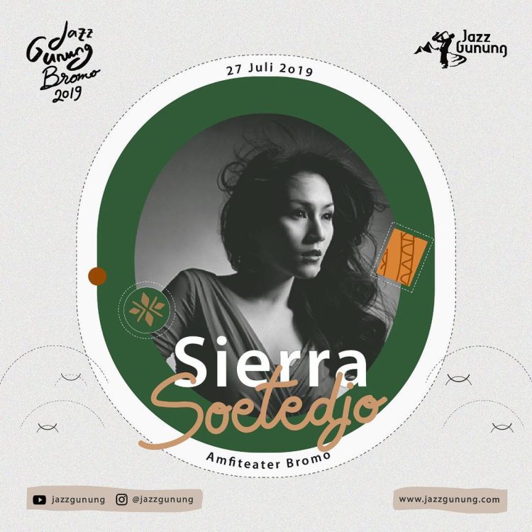 Sosok Penyanyi Cantik Sierra Soetedjo, Guest Star Jazz Gunung 2019