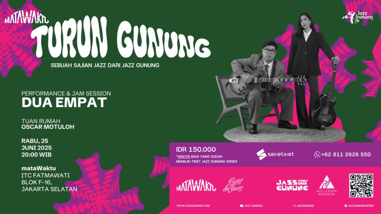 Turun Gunung Sebuah Sajian Pre Event Dari Jazz Gunung Bersama Dua Empat