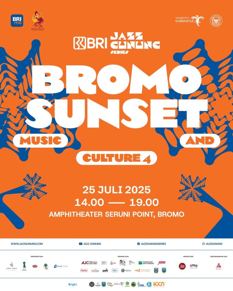 BRI Jazz Gunung Series akan berkolaborasi dengan Bromo Sunset Music and Culture di Edisi Keempatnya!