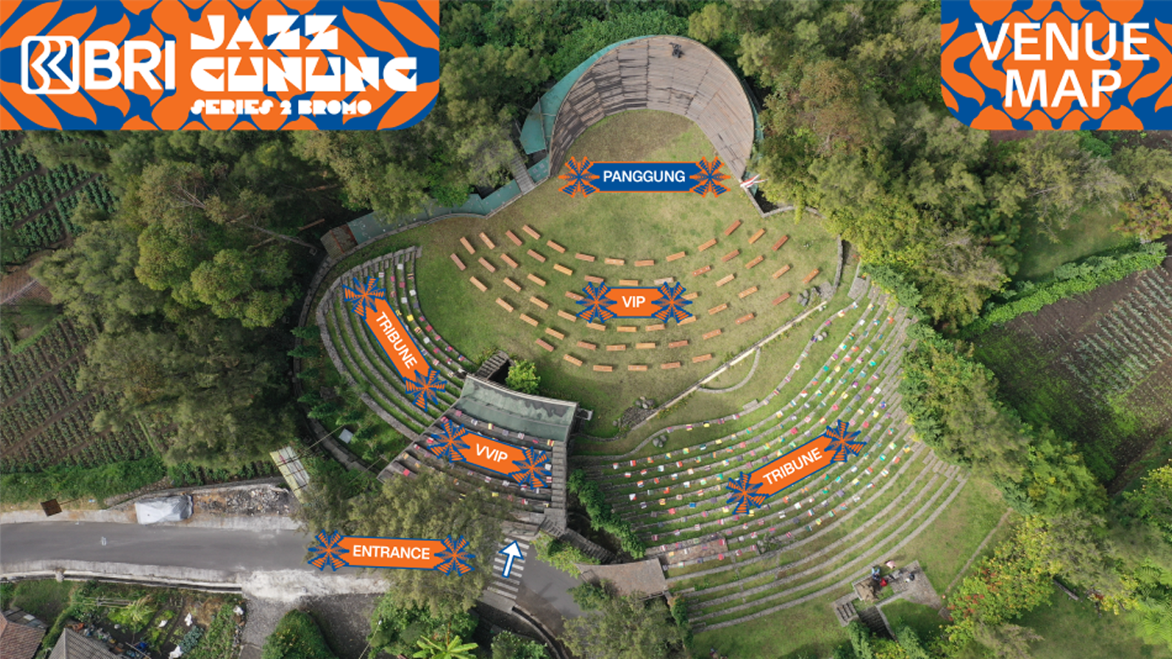 Maps Jazz Gunung Bromo Series 2