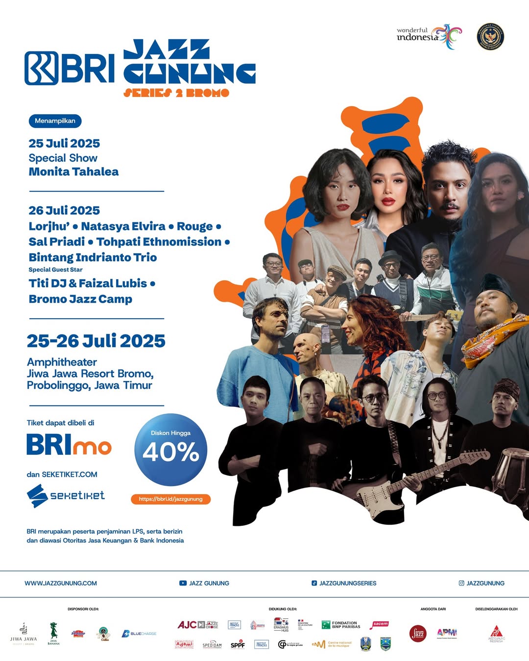 Poster Jazz Gunung Series 2 Bromo 2025