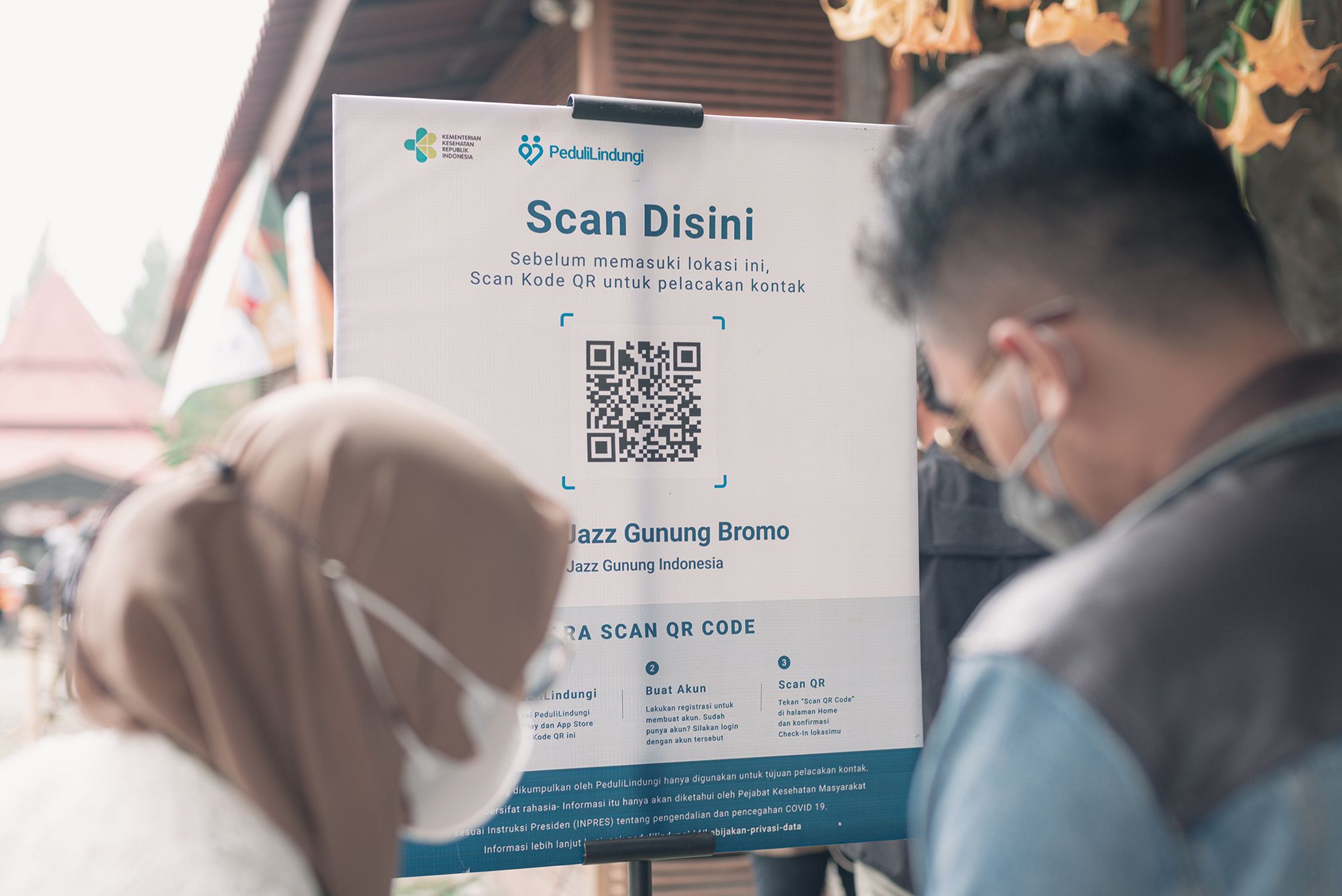 Protokol Kesehatan Sesuai CHSE Dan 3W Di Jazz Gunung 2021