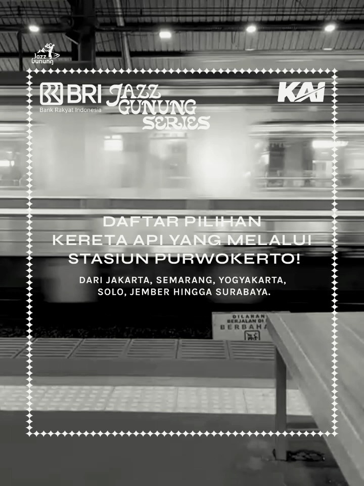 Anti Ribet! Ini Panduan Naik Kereta Api (kai) Ke Ke Bri Jazz Gunung Slamet 2026