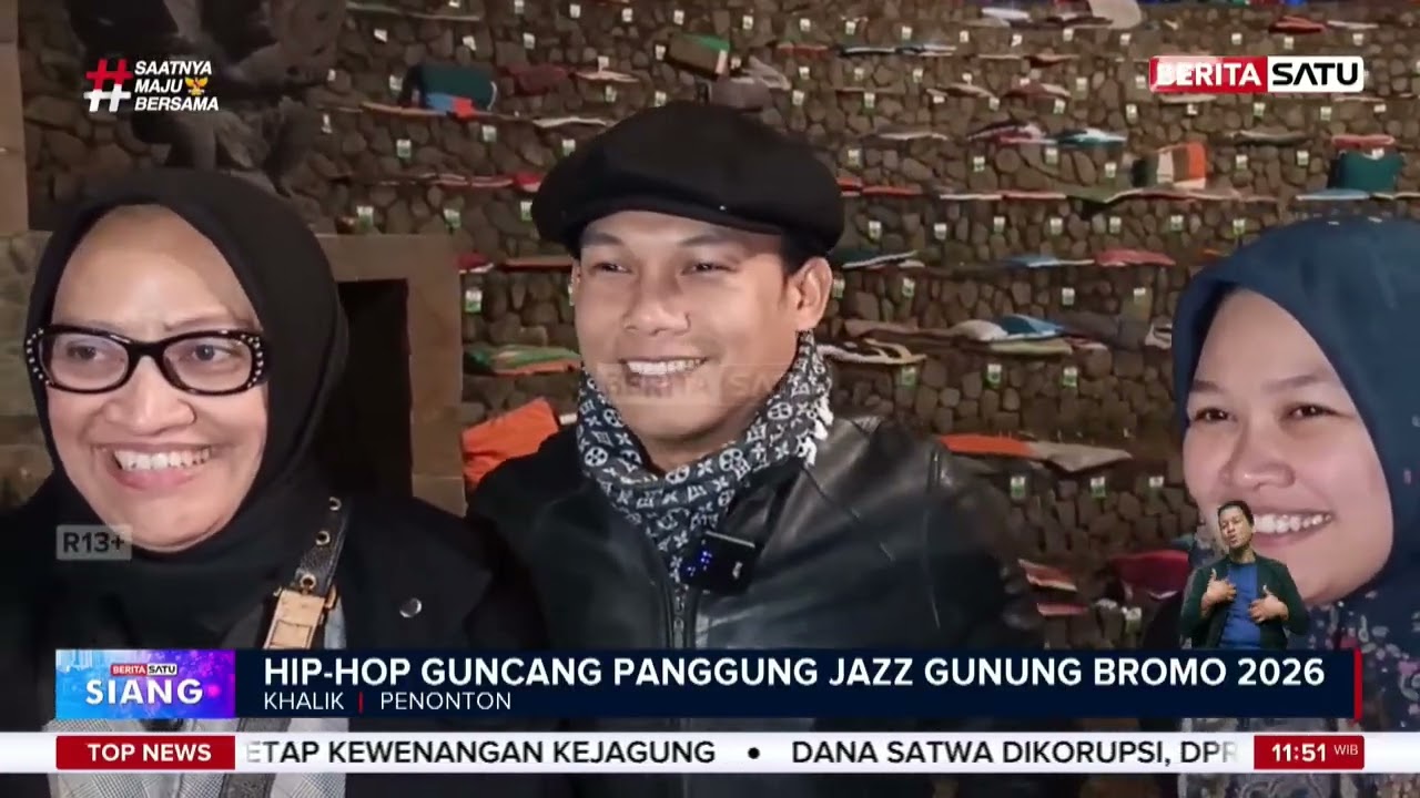 Malam Terakhir Jazz Gunung Bromo 2026, Hip Hop Bikin Penonton Menggila