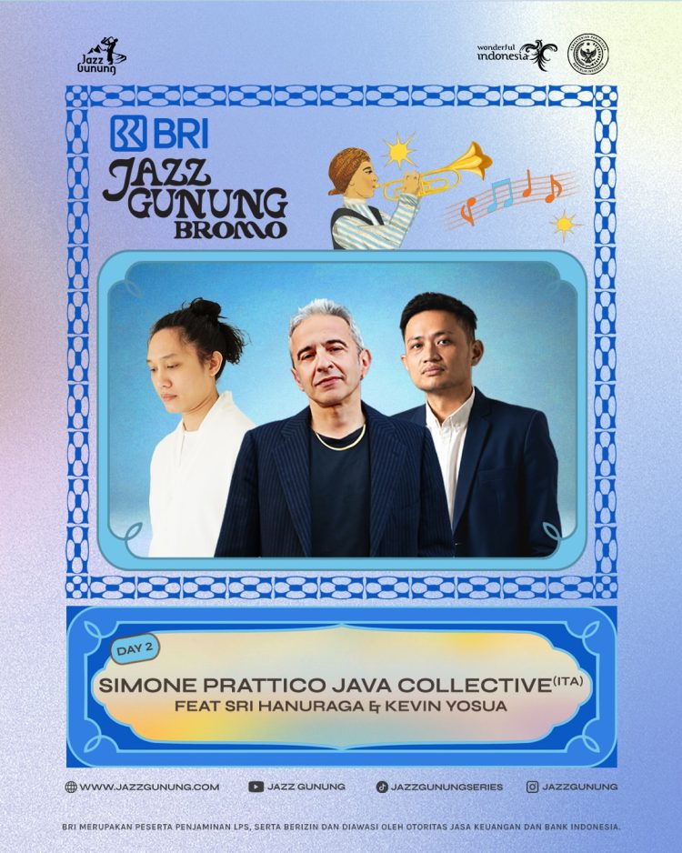 Sinergi Internasional Simone Prattico, Sri Hanuraga, Dan Kevin Yosua Siap Hipnotis BRI Jazz Gunung Bromo 2026