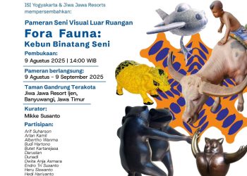 Pameran Seni Visual Luar Ruangan Fora Fauna Kebun Binatang Seni