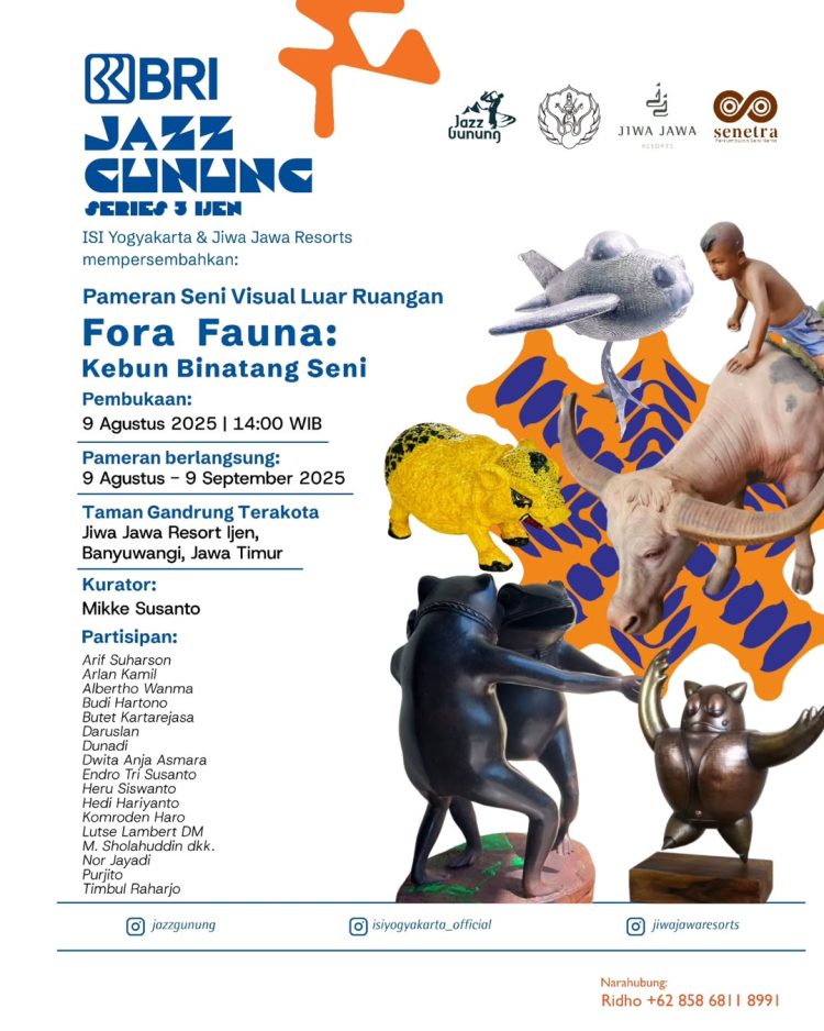 Pameran Seni Visual Luar Ruangan Fora Fauna Kebun Binatang Seni