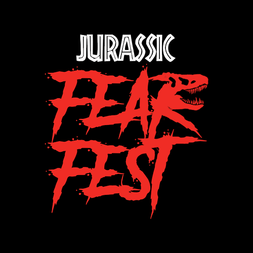 Logo Black Jurassic Fear Fest Jtp Halloween 2025