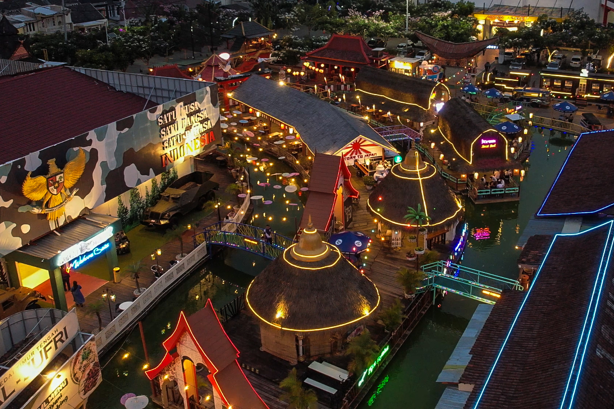 Pasar Apung 7 Negara Museum Angkut