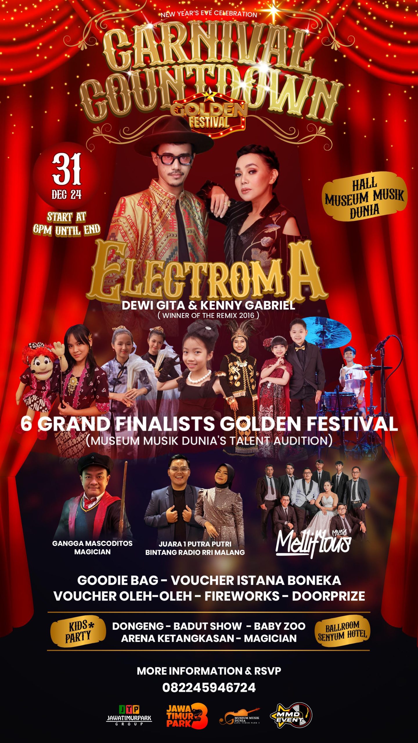 Golden Festival Countdown Museum Musik Dunia