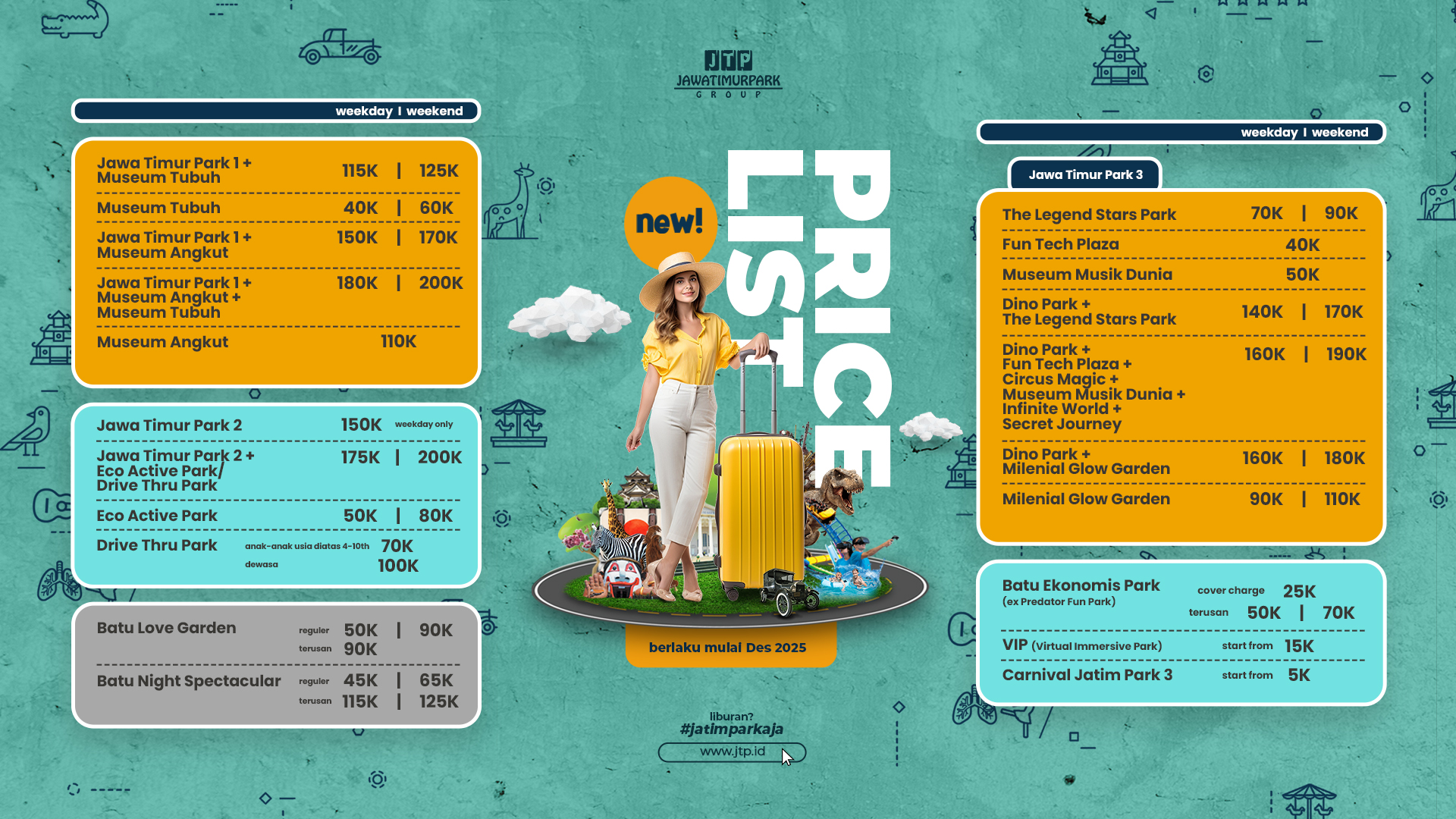 Price List Jatim Park