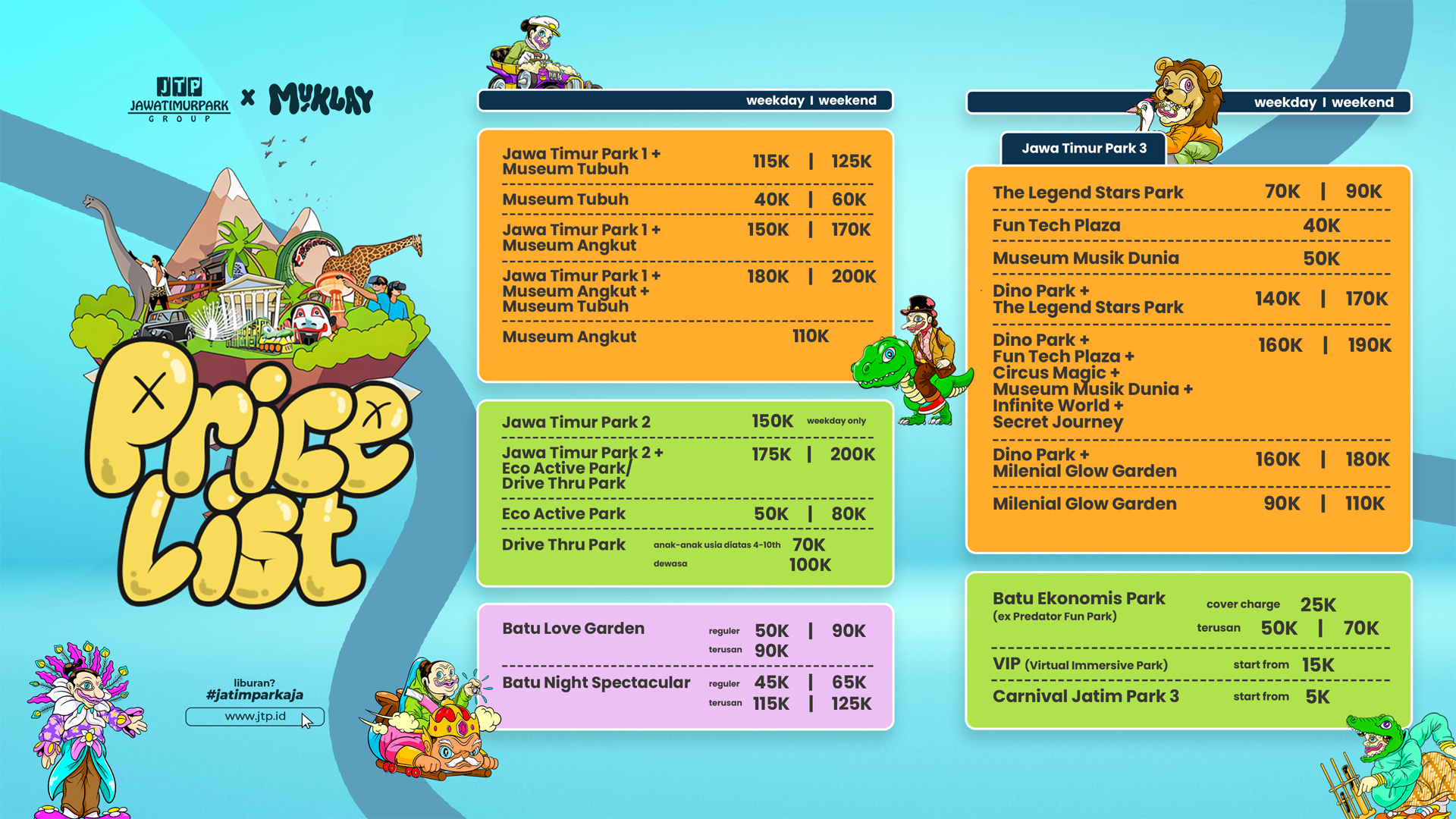 Price List Jatim Park