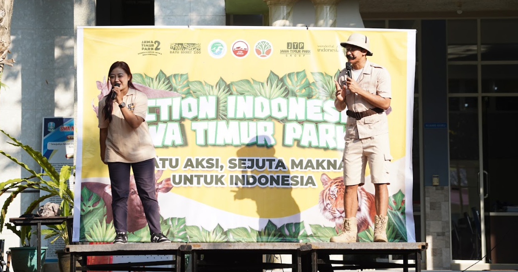 Action Indonesia Day Jawa Timur Park 2 Ajak Generasi Muda Peduli Satwa Endemik Indonesia