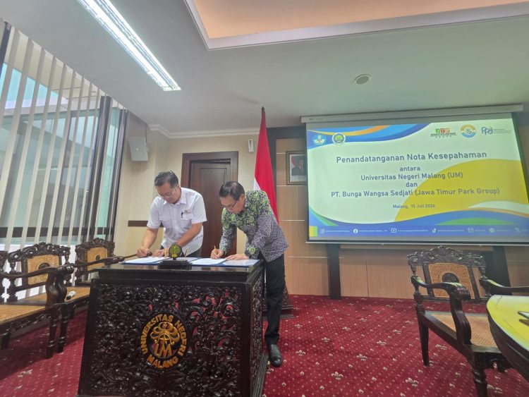 Perkuat Kualitas Sdm & Riset, Um Jalin Kerja Sama Strategis Dengan Jatim Park Group Lewat Penandatanganan Mou Pada 15 Juli 2026