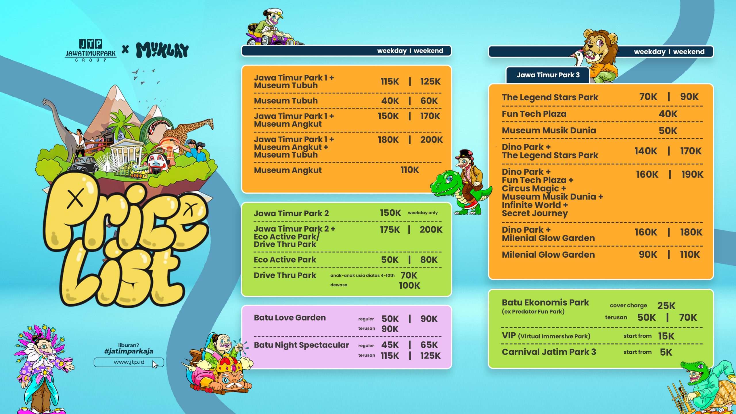 Price List Jatim Park