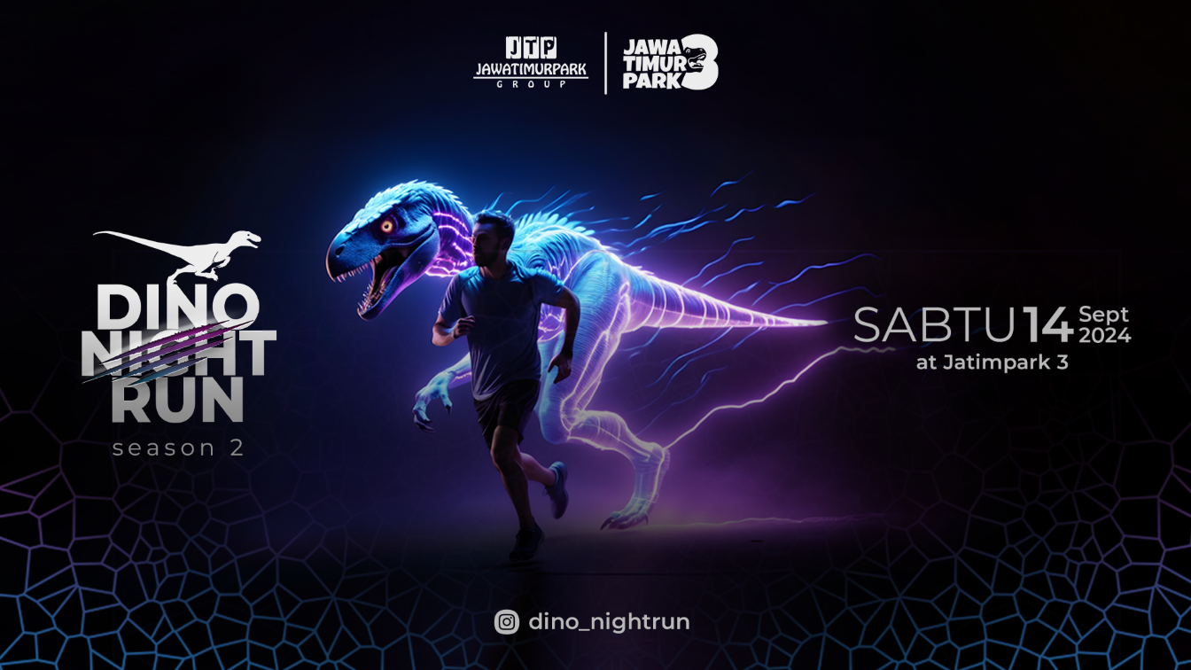 Dino Night Run di Jawa Timur Park 3