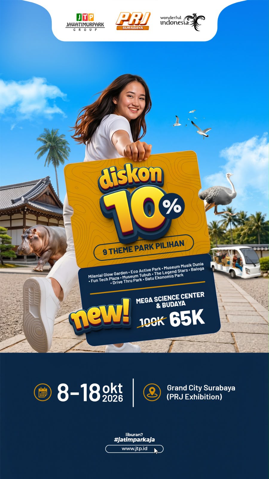 Promo JTP Group di Pekan Raya Jatim Surabaya