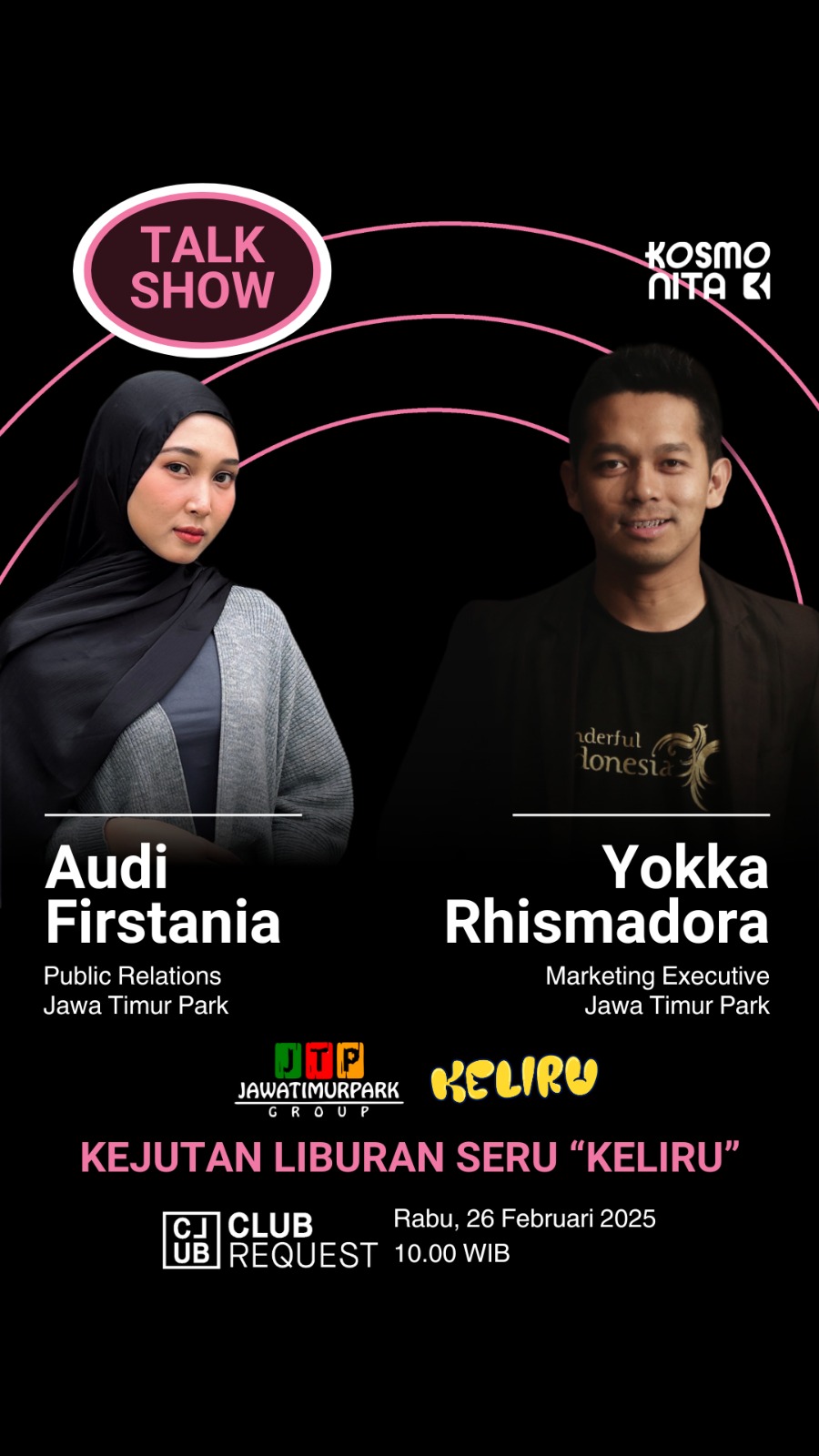 Kosmonita Talkshow Kejutan Liburan Seru