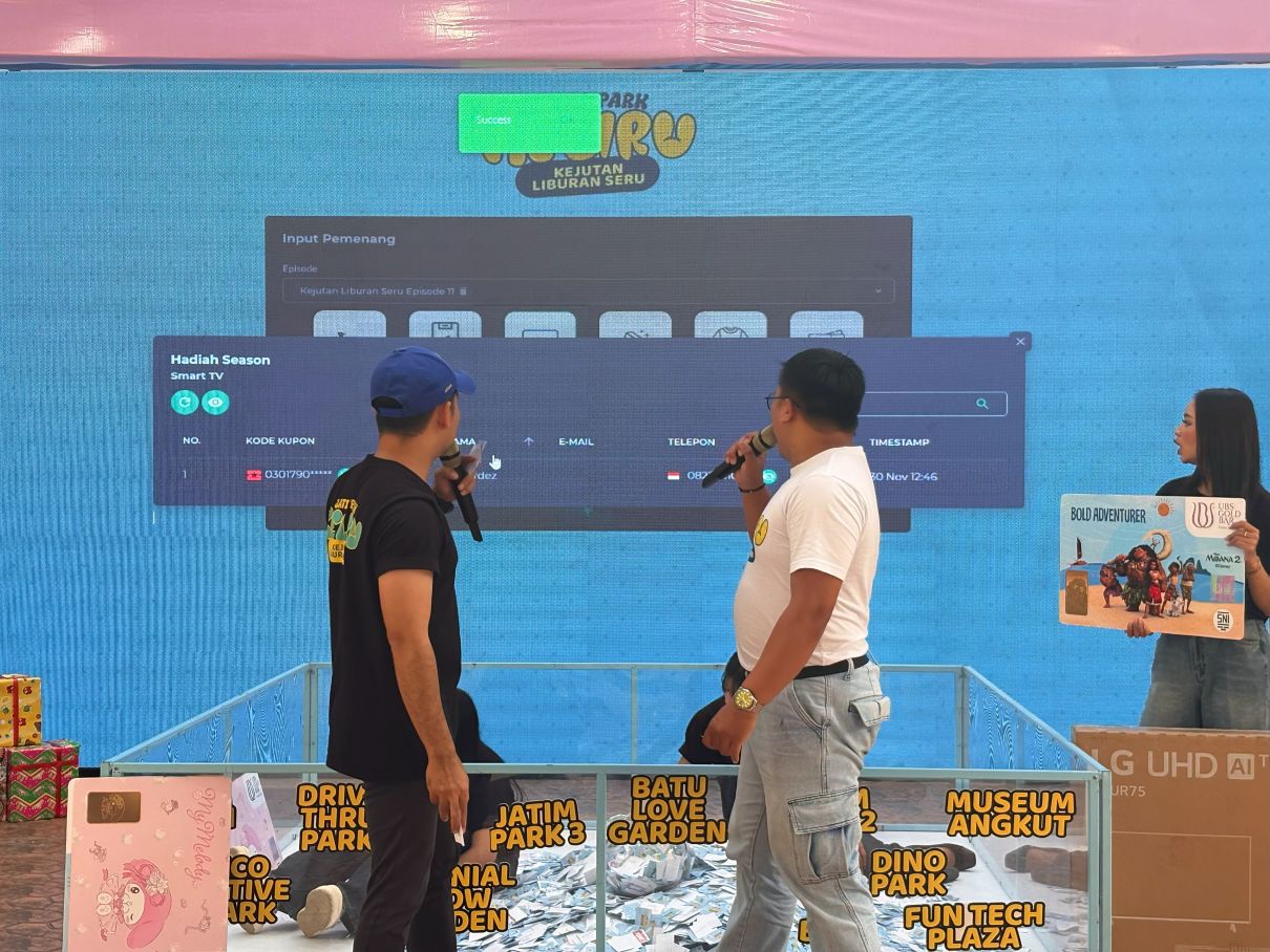 Kemeriahan Acara Pengundian Ini Semakin Lengkap Dengan Sesi Games “tebak Logo” Berhadiah Voucher Tiket