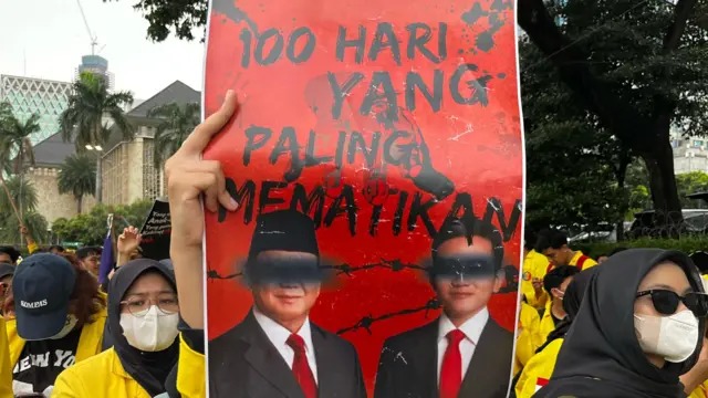 Demo Mahasiswa Indonesia Gelap