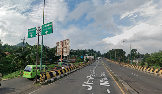 Jembatan Layang Lawang (Tangkapan layar Googlemaps)